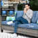 Amerissa Wicker 5 - Person Patio Conversation Sets with Cushions