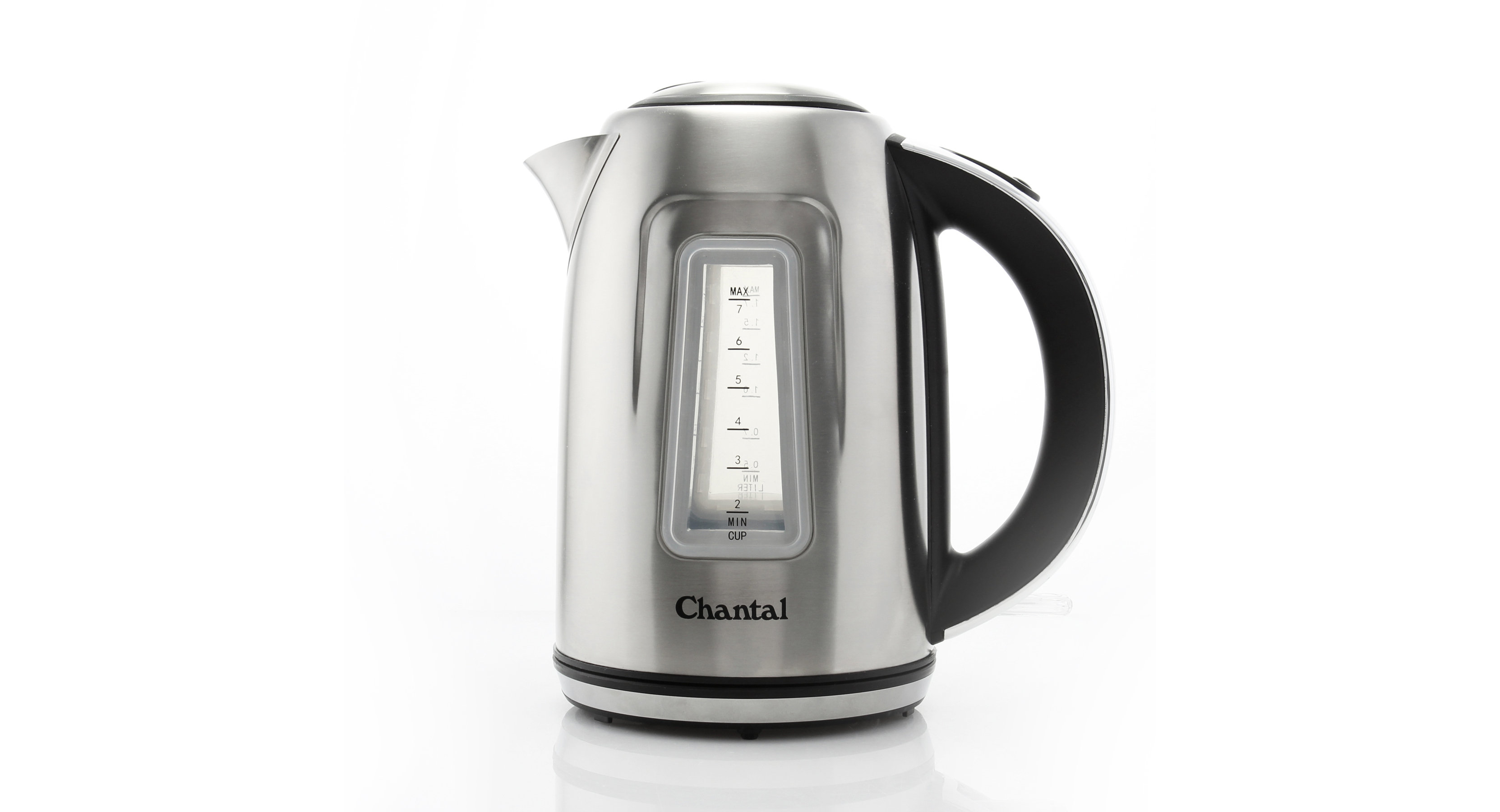 Aroma 1L Electric Water Kettle - Stainless Steel