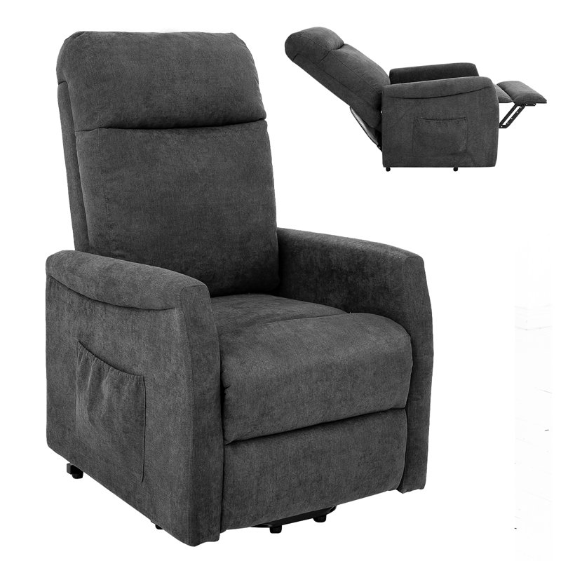 Fauteuil inclinable manuel de 34 po de largeur, Gris Revolution Performance
