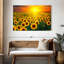 Alvord, coucher de soleil avec tournesols-107502720