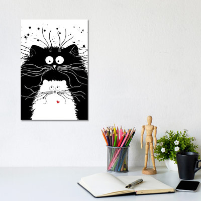 You're Purrfect by Kim Haskins - Wrapped Canvas Print