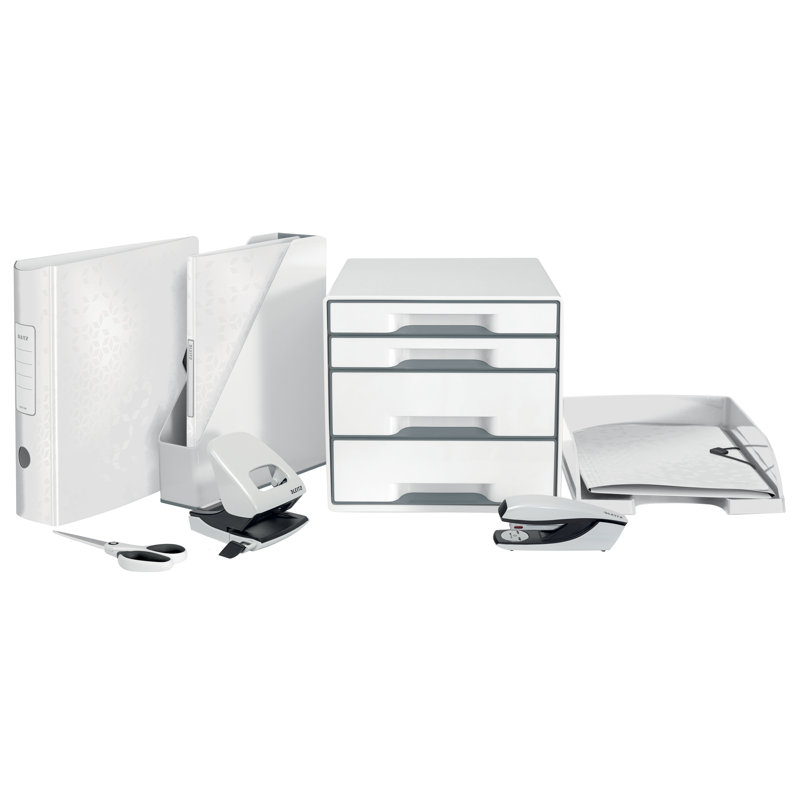 Wow Plastic Paper Organiser, White