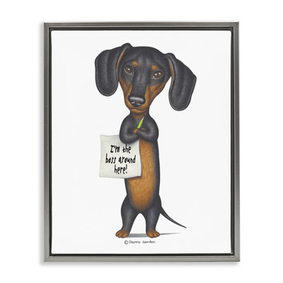 Teckel «I'm the Boss» par Danny Gordan