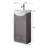 18"Modern Mini Free-Standing Single Bathroom Vanity With Sink-121606676