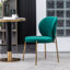 Table contemporaine blanche et économique - table ronde blanche et 2 confortables chaises en velours