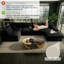 Canapé modulaire en forme de U de 135,4 po pour salon, canapé modulaire surdimensionné sans os avec repose-pieds, canapé moderne avec assise profonde, sans assemblage requis, noir-129470792