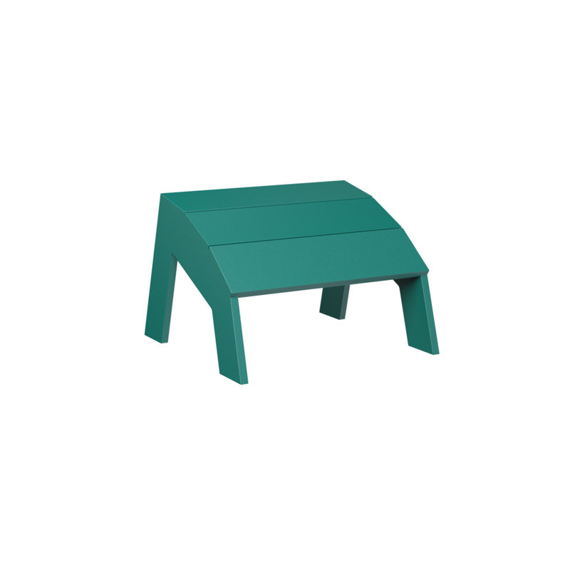 Repose-pieds berlinois bleu marine Berlin Adirondack, Sarcelle