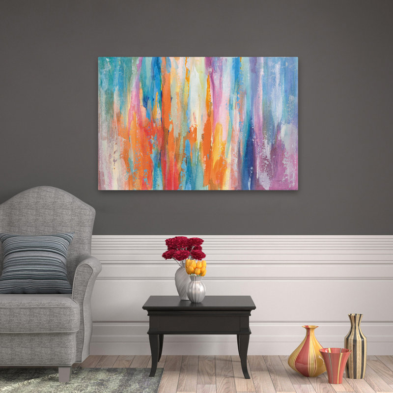 Art turquoise et turquoise, H 32 po x l 48 po