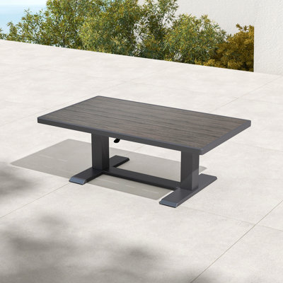 Soultana Adjustable Height Outdoor Dining Table