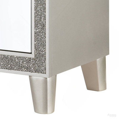 Table de chevet 2 tiroirs Champagne