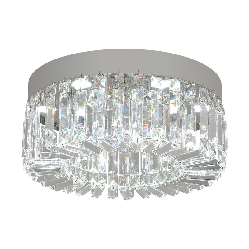 Ajaz 1 - Light LED Chandelier, Chrome, 40 cm