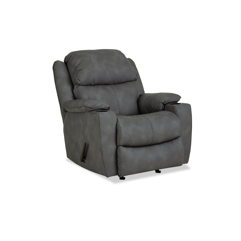 Fauteuil inclinable manuel berçant Denault, Gris