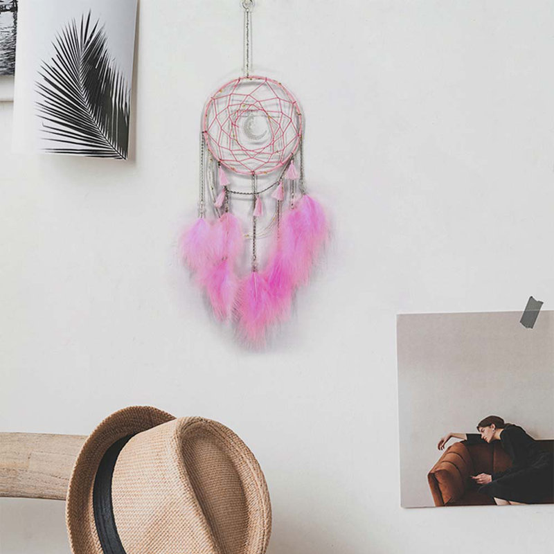 Hand Woven Ceramic Wall Hanging, Pink