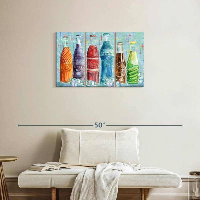 Bouteilles de soda Yarlin, H 20 po x l 33 po