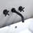  Wall Mounted Bathroom Sink Faucet With Double Cross Handle-68970950-68970948