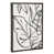 Toile encadrée de bois rustique foncé
