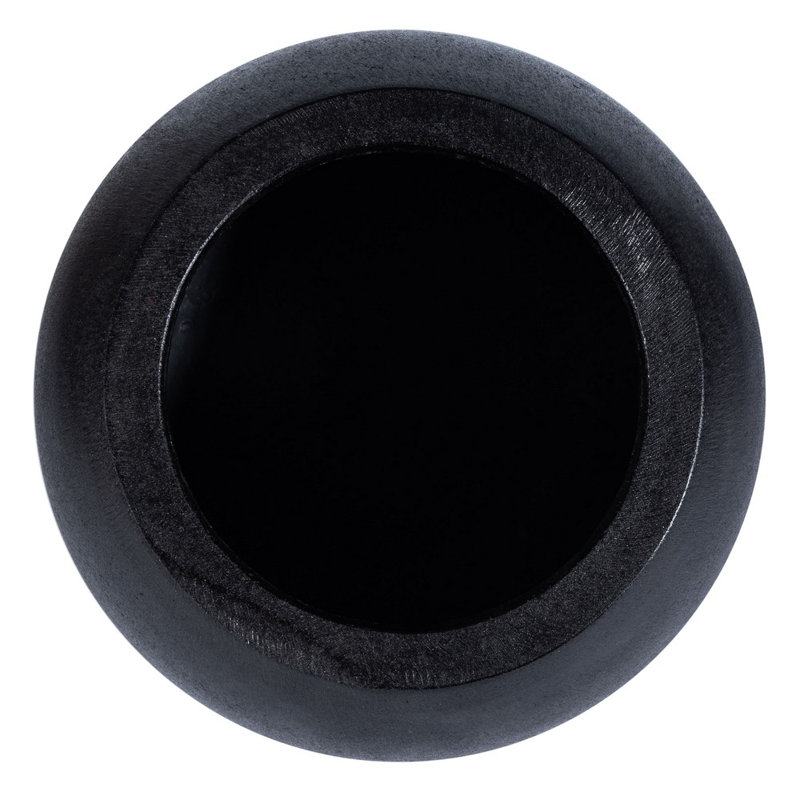 Mcgill Concrete Pot Planter, Black, 12.7" H x 15.7" W x 15.7" D