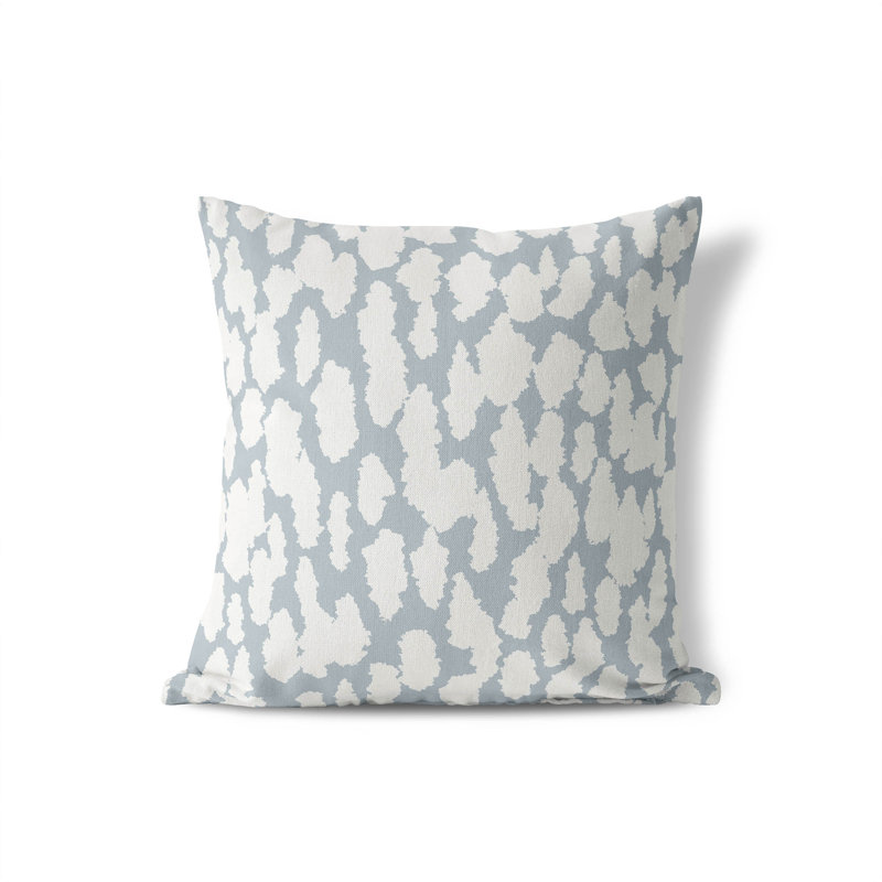 Coussin Animal, H 18 po x l 18 po, Bleu ardoise / bleu