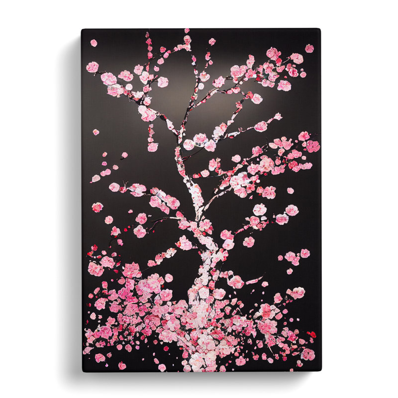 Cherry Blossom Tree Dreams - Wrapped Canvas, 60cm H x 40cm W x 3cm D