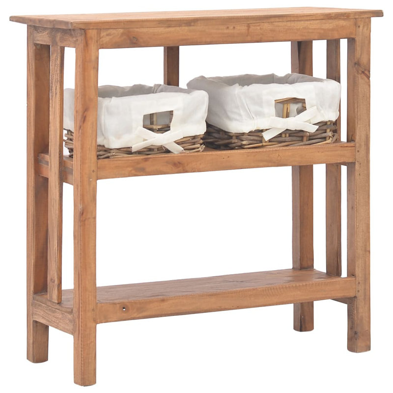 Console Table Solid Mahogany Wood 69x28x70 cm