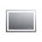 32" Lighted Frameless Bathroom Vanity Mirror
