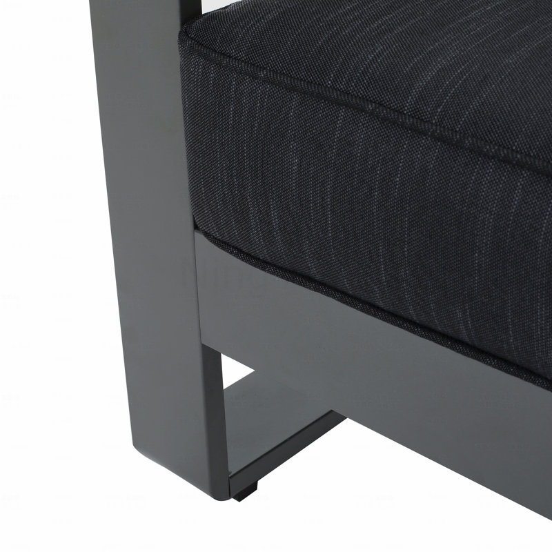 Patio Cape Coral 3 Seater Sofa, Metal Tray Grey