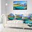 Coussin lombaire paysage paysage lac Oeschinen Suisse
