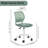 Ebern Designs Ergonomic Mesh Rolling Desk Chair, Armless Adjustable Office Task Chair with Wheels for Home or Study Use-300519204