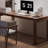 Rectangular Solid Wood with 2 drawers desk-1695618773