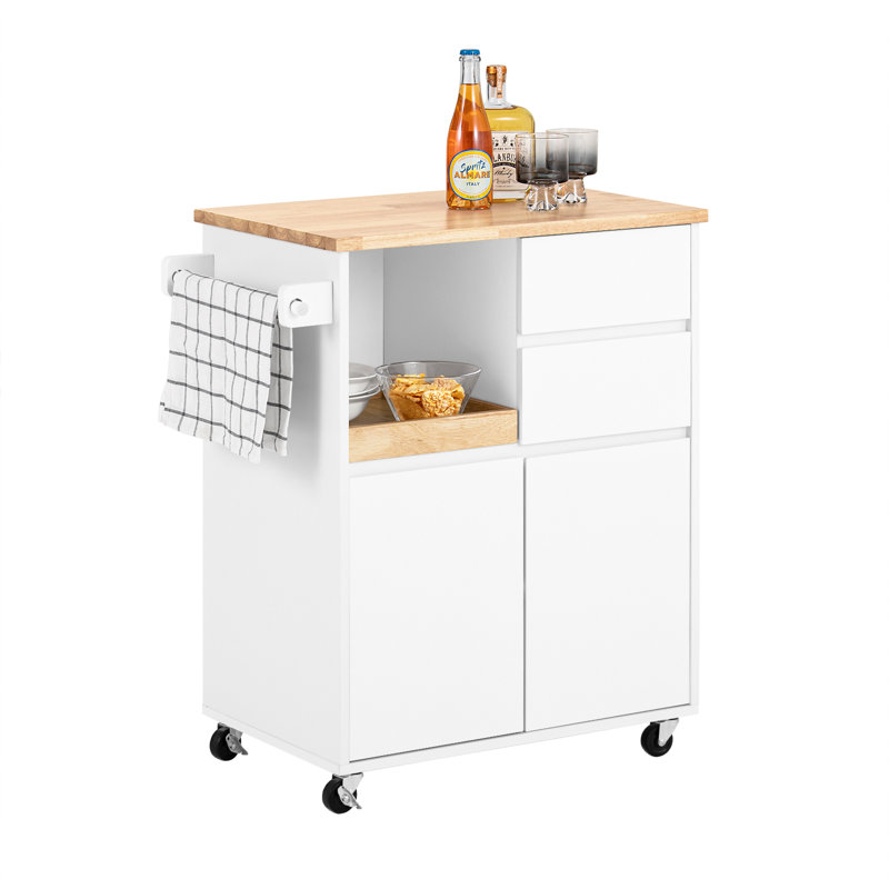 Broida Wood Kitchen Island