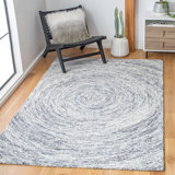 Anglina Hand Tufted Wool Abstract Rug