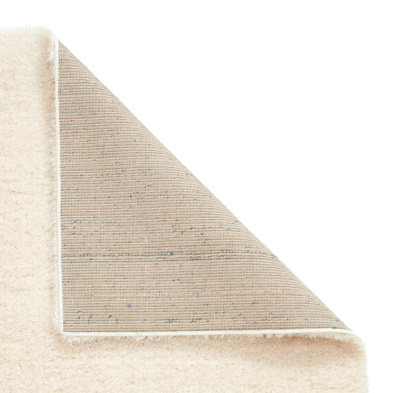 Lux Shaggy area rug Machine Woven Rectangle Cream, Rectangle 160 x 230cm