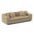 Barrett 96 " Chenille and Velvet Sofa-70372808-70372774