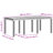 vidaXL Garden Dining Set 9 pcs Brown Polypropylene-971265291