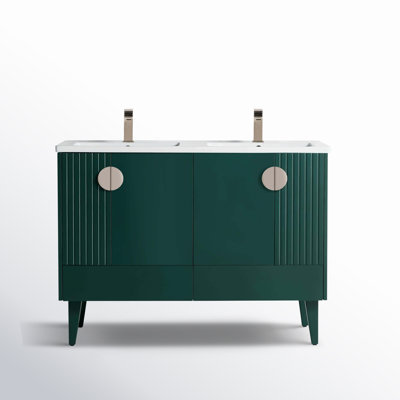 Saimah 47.25'' Double Bathroom Vanity