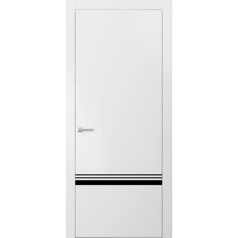 Porte intérieure moderne avec poignée | Planum 0012 | Garniture simple à panneau simple Regural | Portes de salle de bain robustes