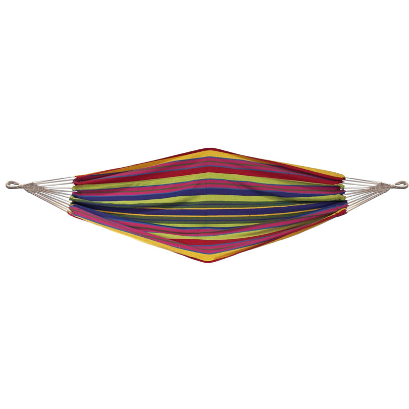 Hamac pour arbre de suspension Mathis, Rose/vert, H 1 po x l 40 po x P 75 po