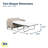 Serta Damon 53.5" Convertible Loveseat with Pull Out Twin Size Sleeper, Integrated Power Strip, Plush Corduroy Fabric-111532348