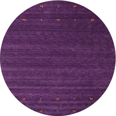 Tapis en violet/rose contemporain