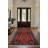 Kaia Collection Digital Print Cotton-Polyester Burgundy Multicolor Floral Rug-1262084152