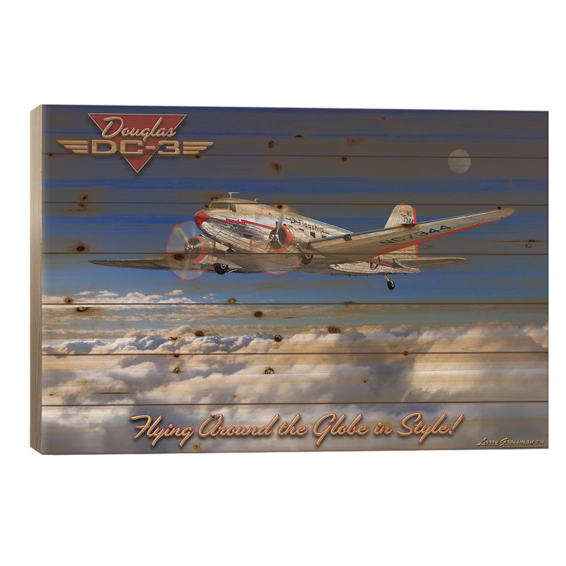 " Dc-3 Airplane " by Larry Grossman