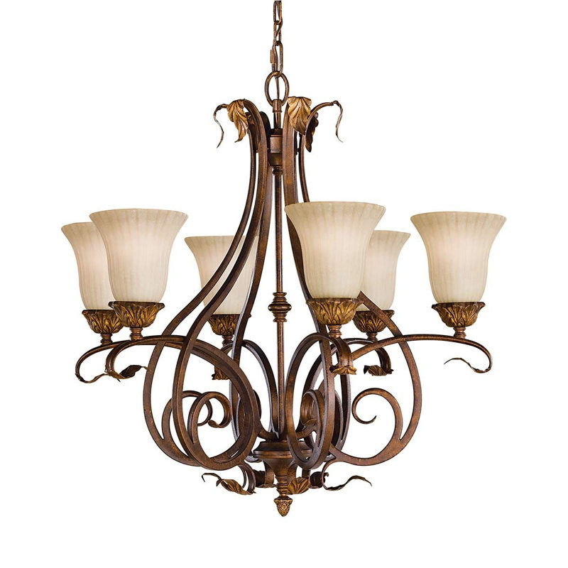 Balsam 6 - Light Shaded Chandelier