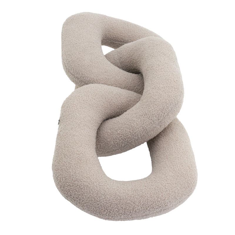 Élément décoratif contemporain en maille de polyester pour décoration de chambre à coucher, Blanc
