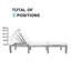 Ensemble de chaises longues inclinables avec coussins Corsham-1995756528-1881283190
