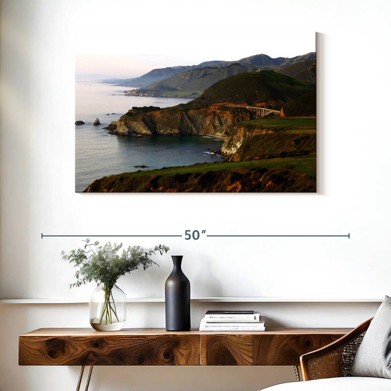 Gillard Big Sur Cliffs, 26" H x 39" W