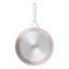 Anolon Nouvelle Copper Stainless Steel Induction Frying Pan / Skillet with Lid, 12 Inch, Silver