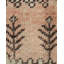 Tapis rectangulaire unique de 3 pi 7 po x 5 pi 8 po en terracotta délavé / vert pâle / taupe / brun