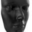 Visage féminin Sumérien / noir mat-78903800