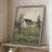 Vintage Landscape XI Framed Print - Solid Wood