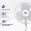 Ventilateur sur pied 16 po Proaira-88169684